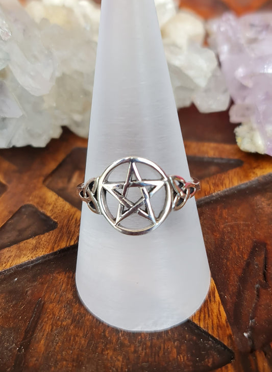 Sterling Silver Celtic Pentacle Ring