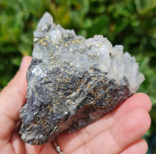 Chalcopyrite Quartz Specimen
