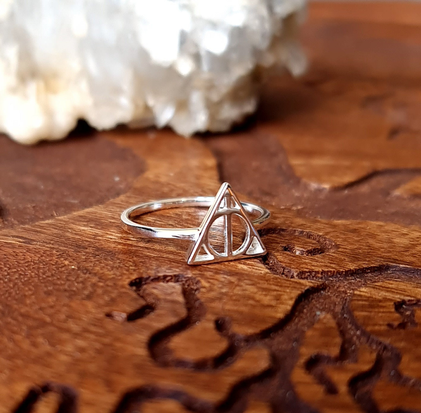 The Deathly Hallows 925 Sterling Silver Ring
