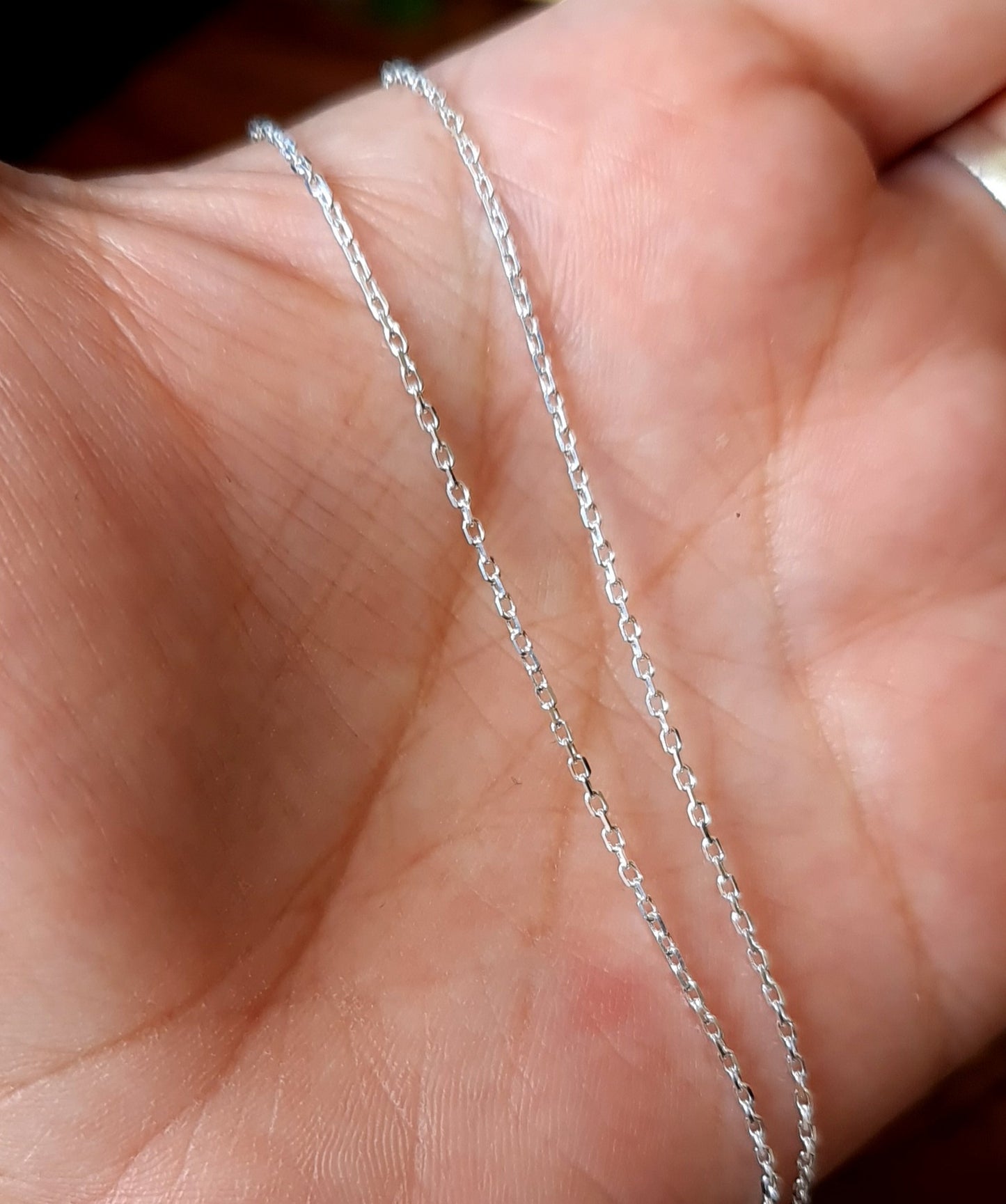 Sterling Silver 1mm Chain Adjustable Length