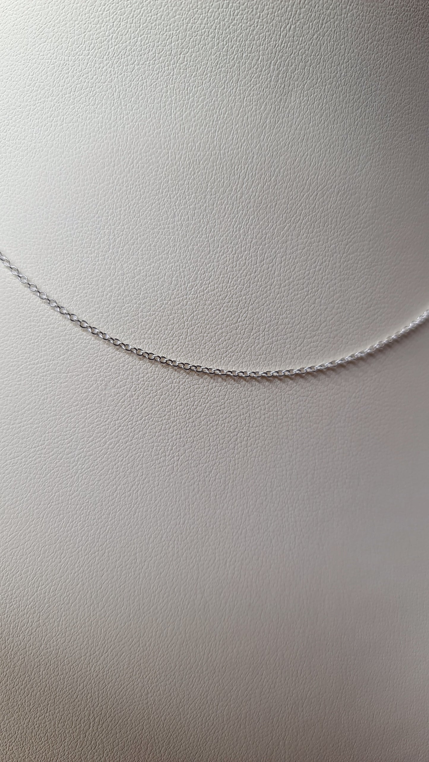 Sterling Silver 1.25 mm Chain Adjustable Length