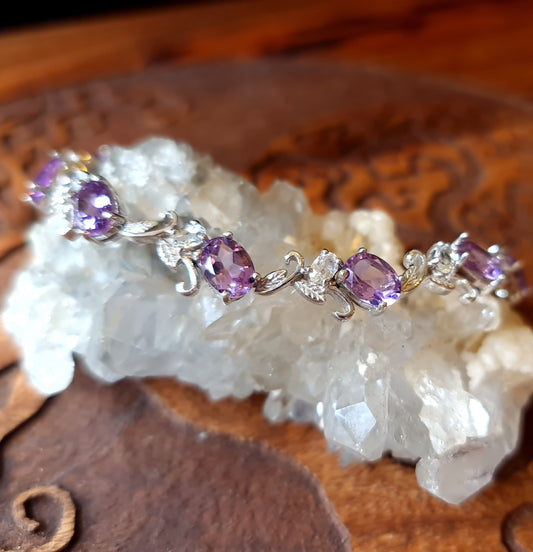 Whimsical Fae Sterling Silver Bracelet