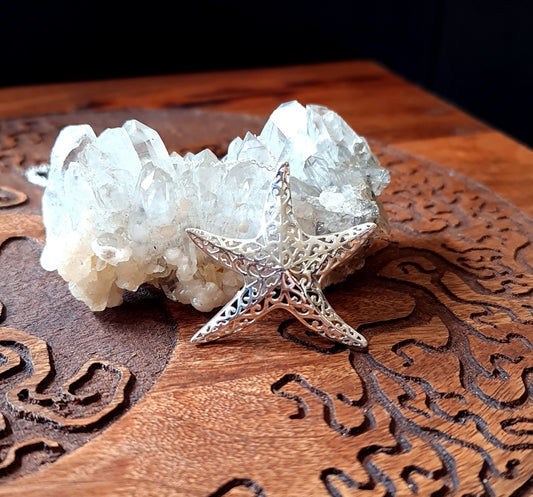 Filigree Starfish Pendant