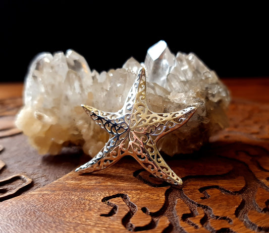 Filigree Starfish Pendant