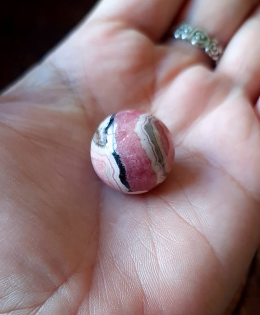 Rhodochrosite Sphere