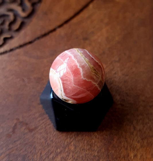Rhodochrosite Sphere