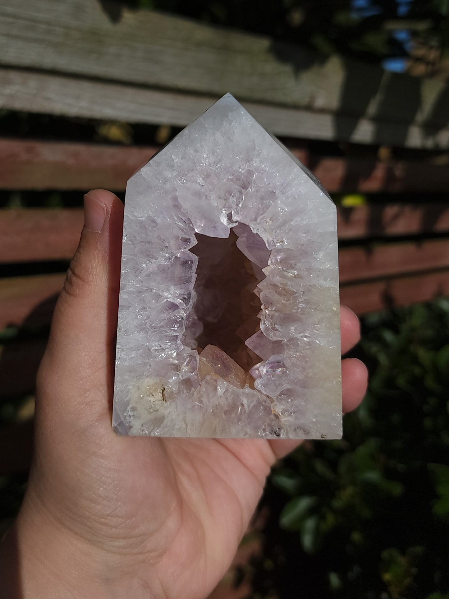 Agate & Amethyst Druzy Tower