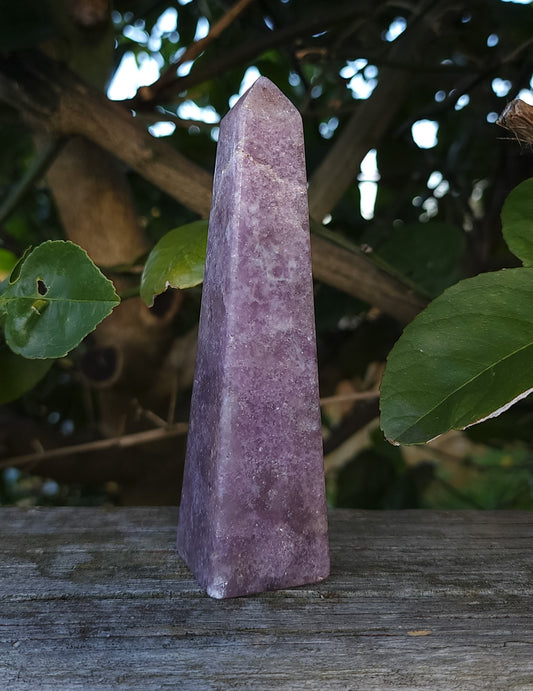 Lepidolite Obelisk