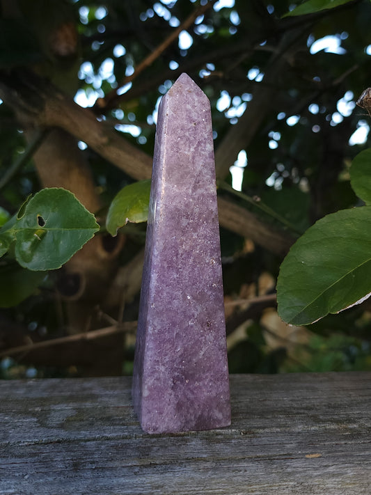 Lepidolite Obelisk