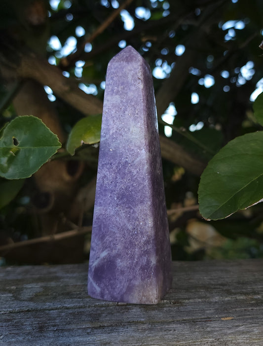 Lepidolite Obelisk
