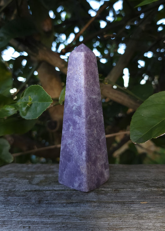 Lepidolite Obelisk