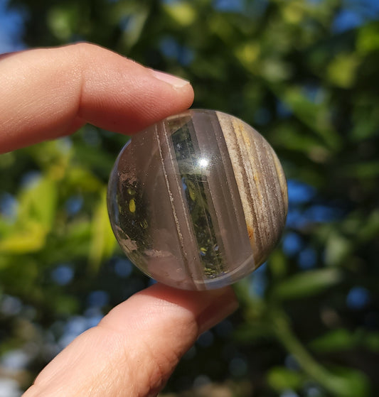 Garden Quartz Sphere with Phantoms