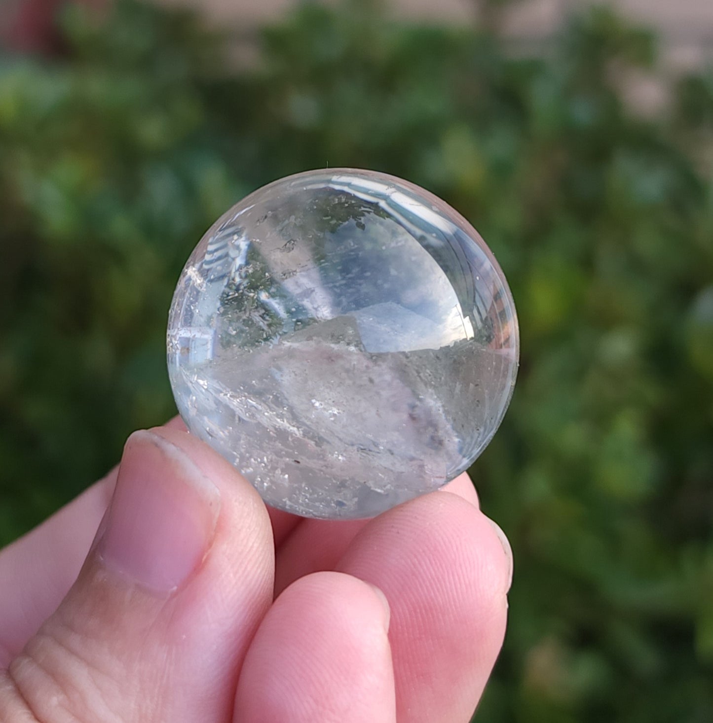 Garden Quartz Sphere with Phantoms