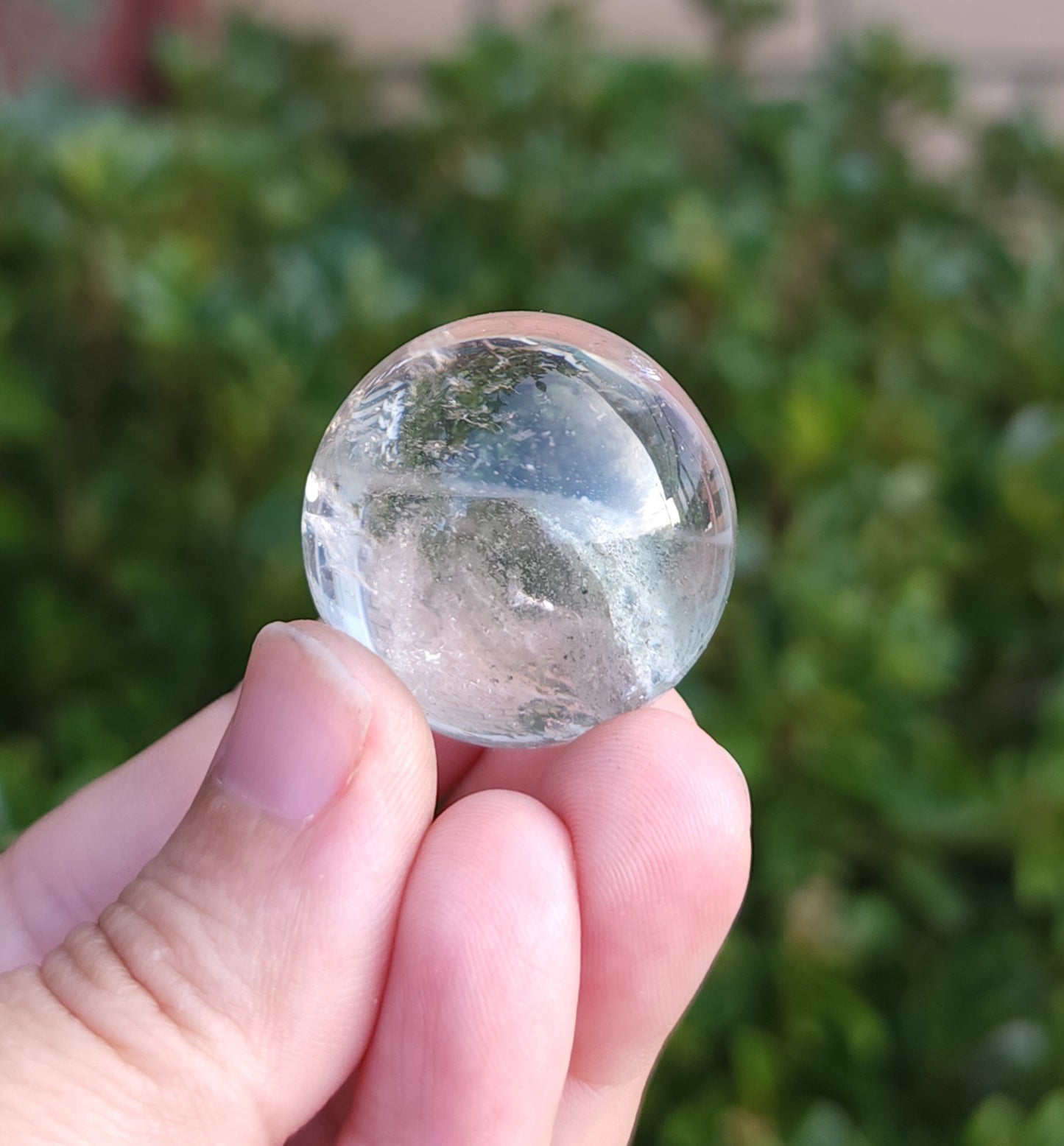 Garden Quartz Sphere with Phantoms