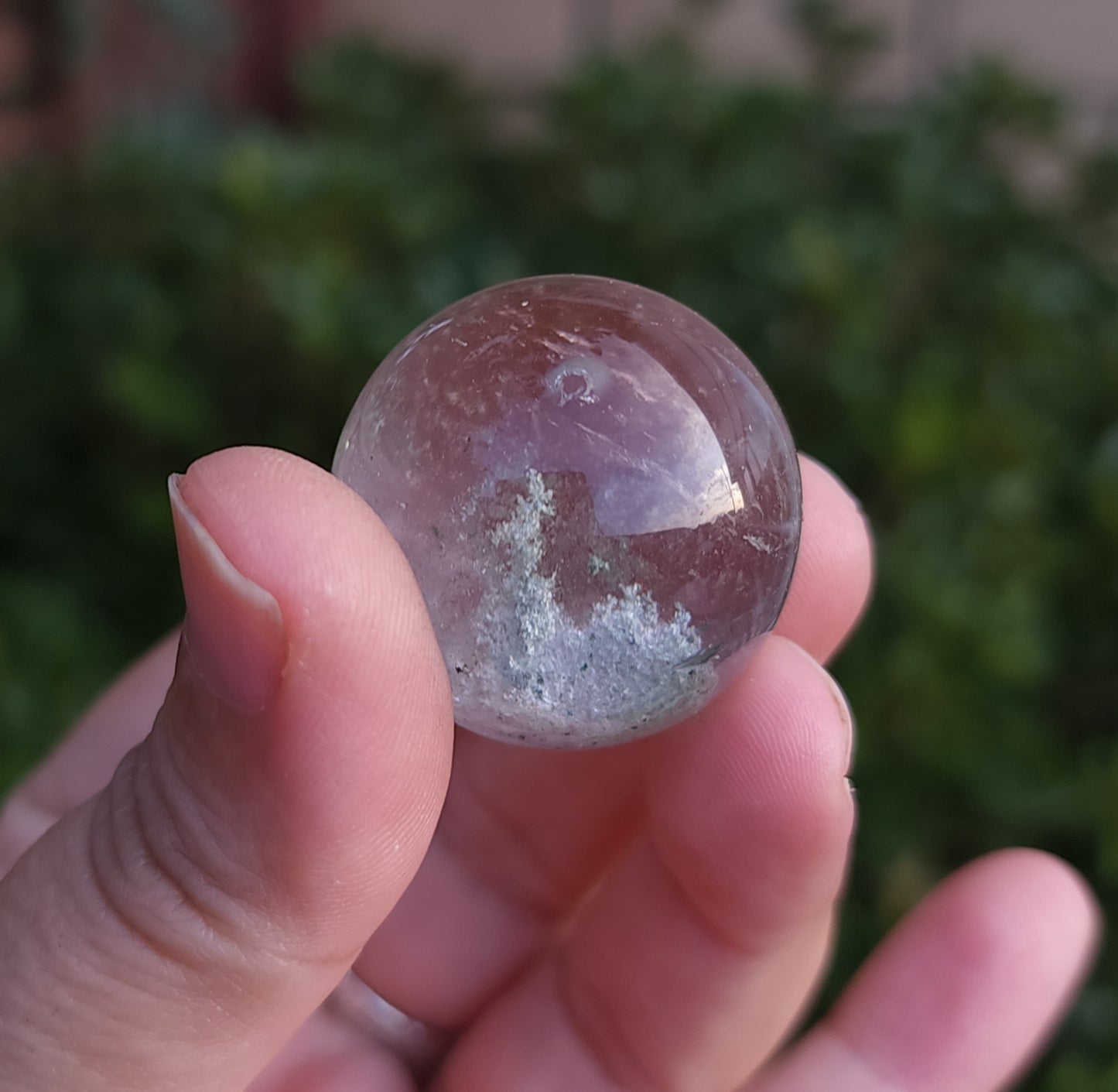 Garden Quartz Sphere with Phantoms