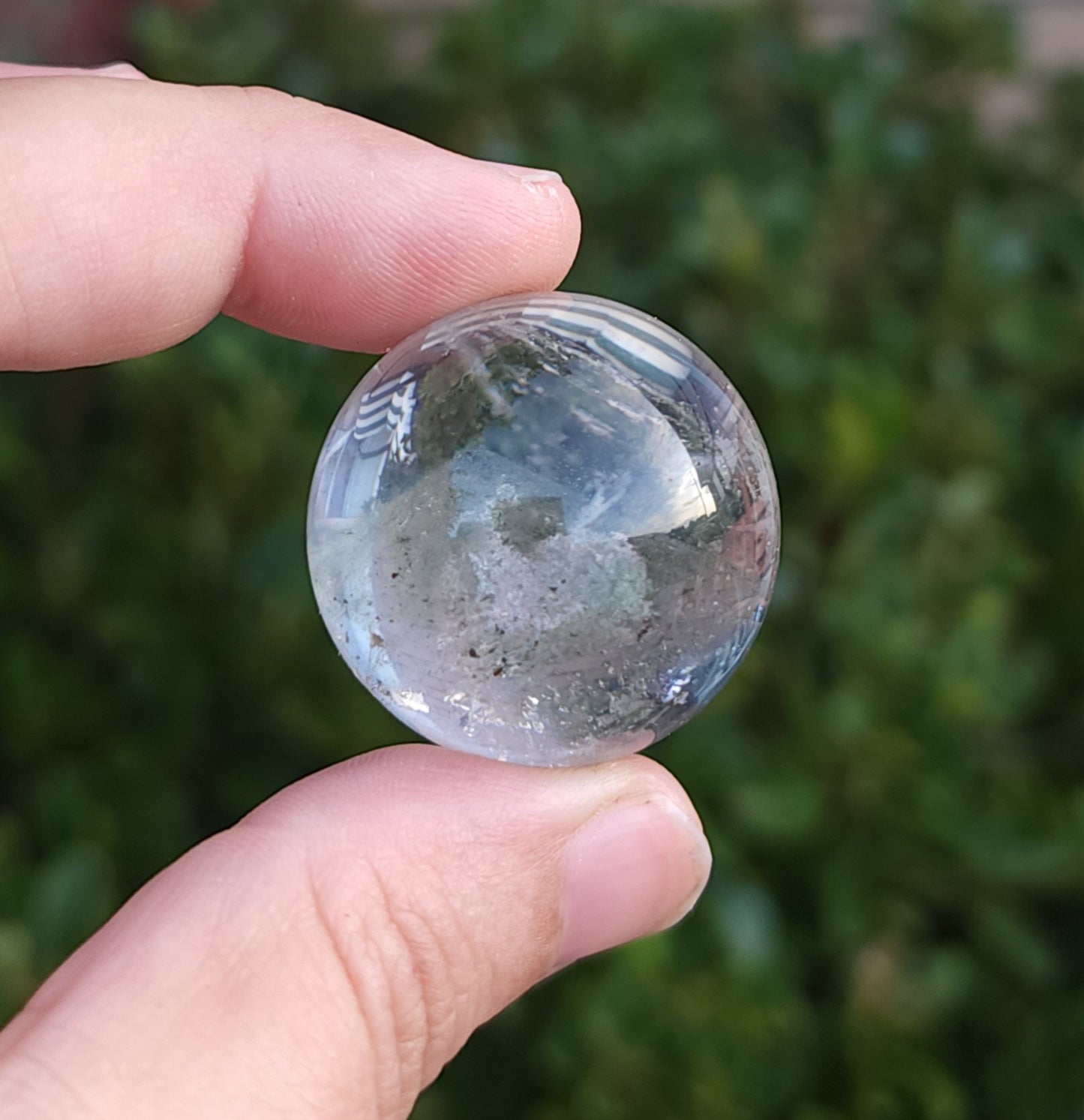 Garden Quartz Sphere with Phantoms