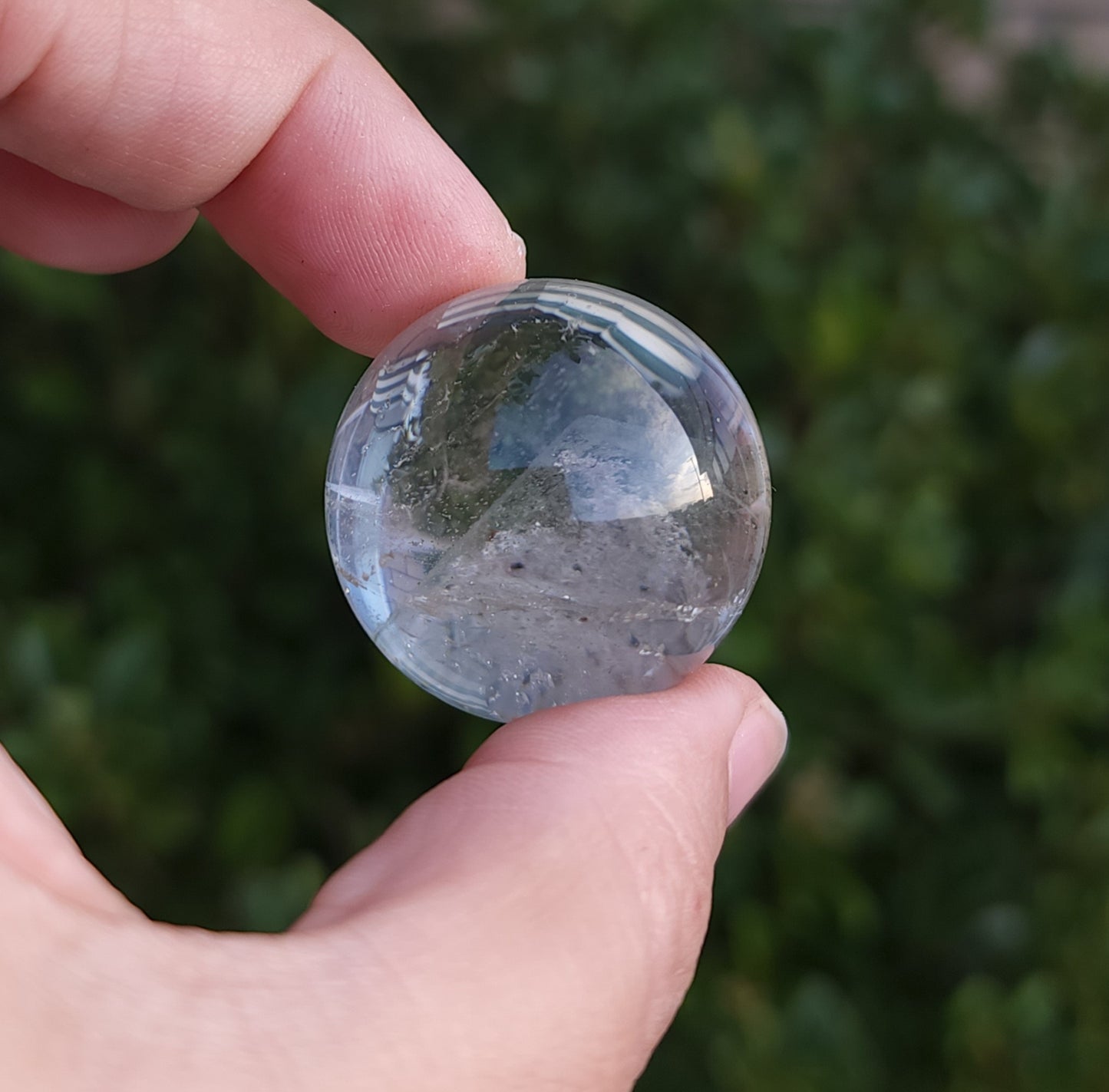 Garden Quartz Sphere with Phantoms