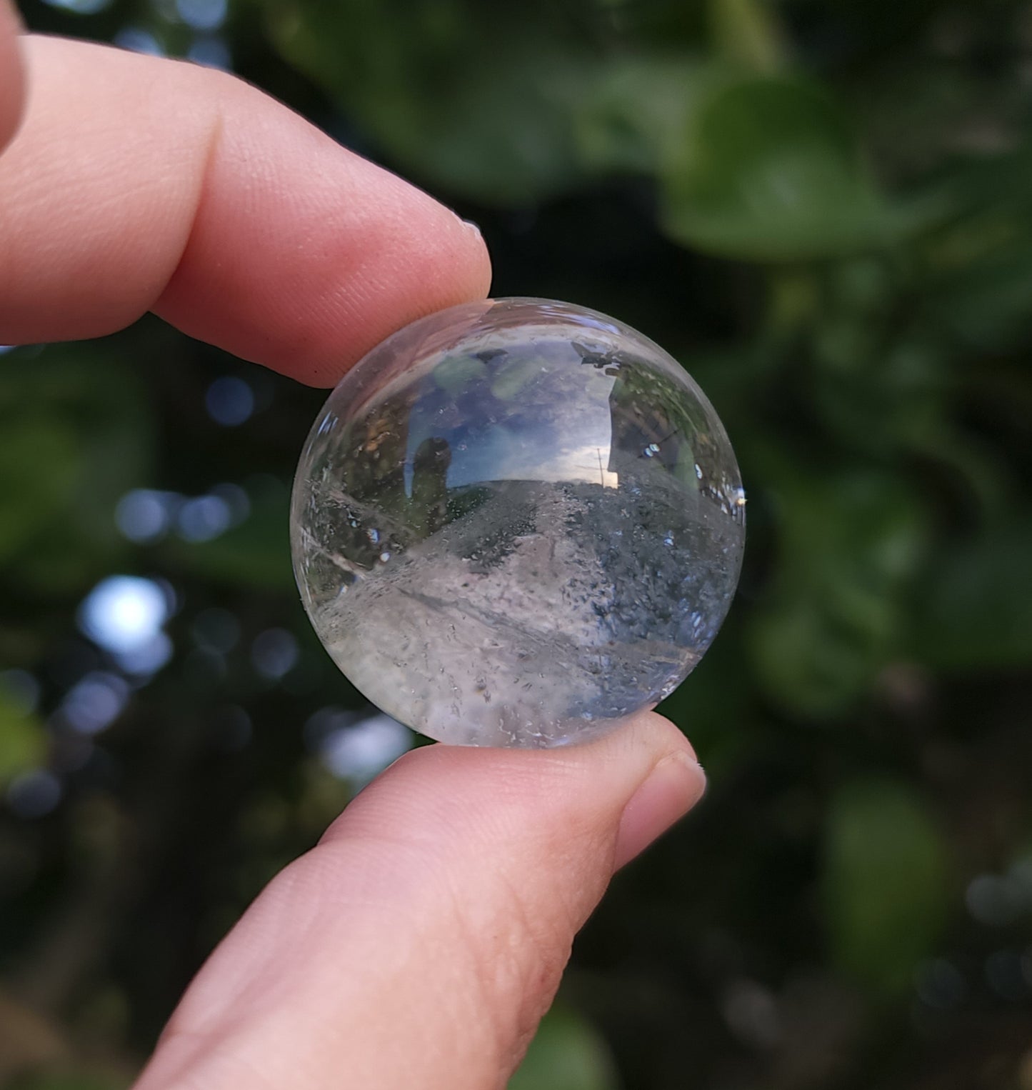 Garden Quartz Sphere with Phantoms