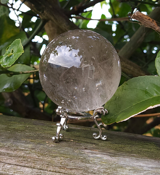 Light Smoky Quartz Sphere 7.5 cm
