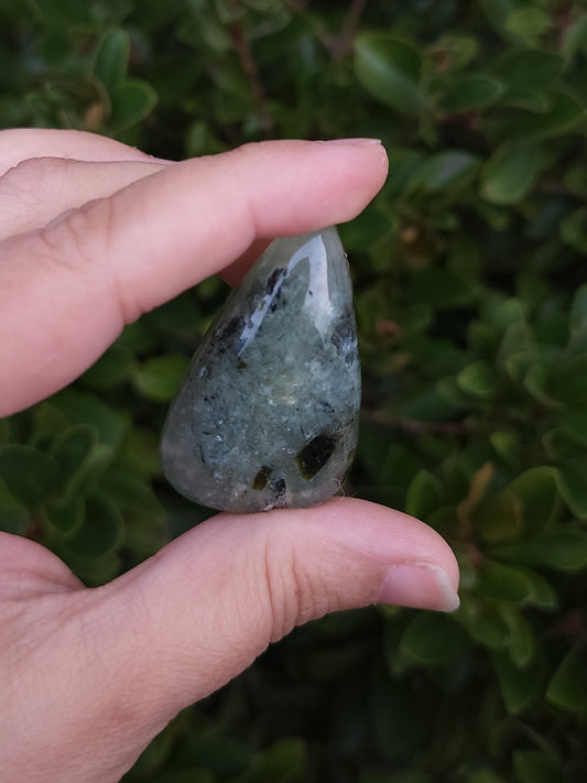 Prehnite with Epidote Tumble