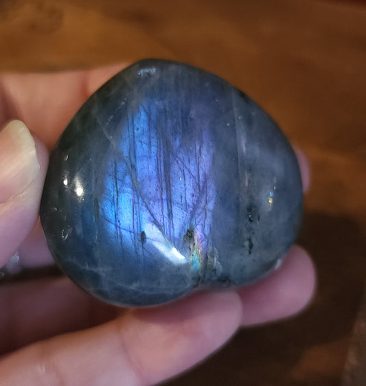Labradorite Heart
