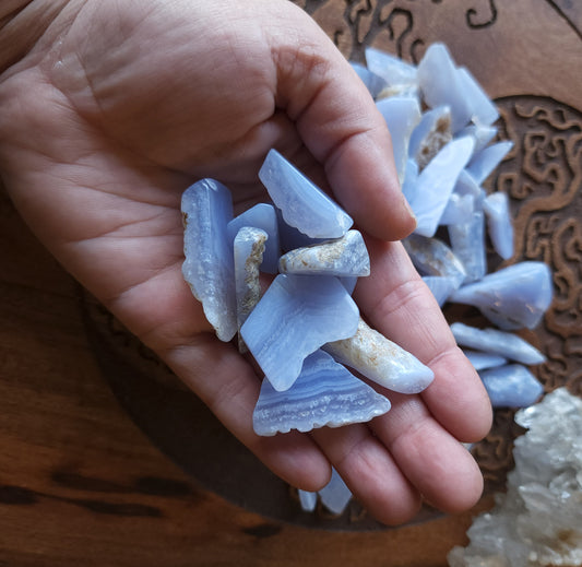 Raw Blue Lace Agate 260g