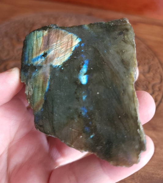 Part Polished Raw Labradorite
