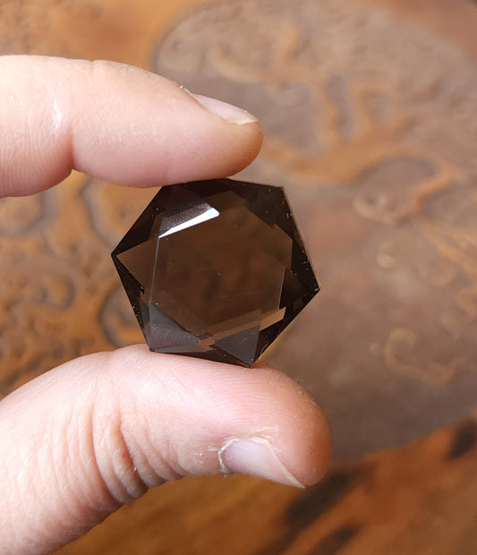 Smoky Quartz Hexagon
