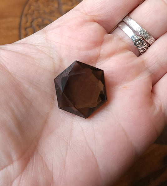 Smoky Quartz Hexagon