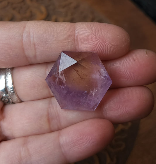 Ametrine Hexagon