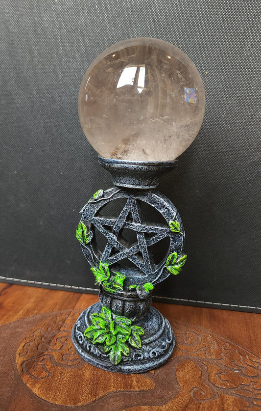 Pentacle Sphere Stand - Grey & Green