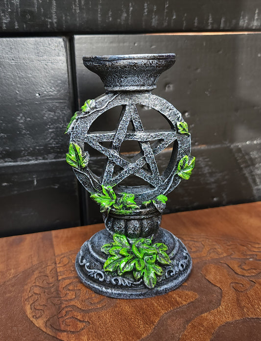 Pentacle Sphere Stand - Grey & Green