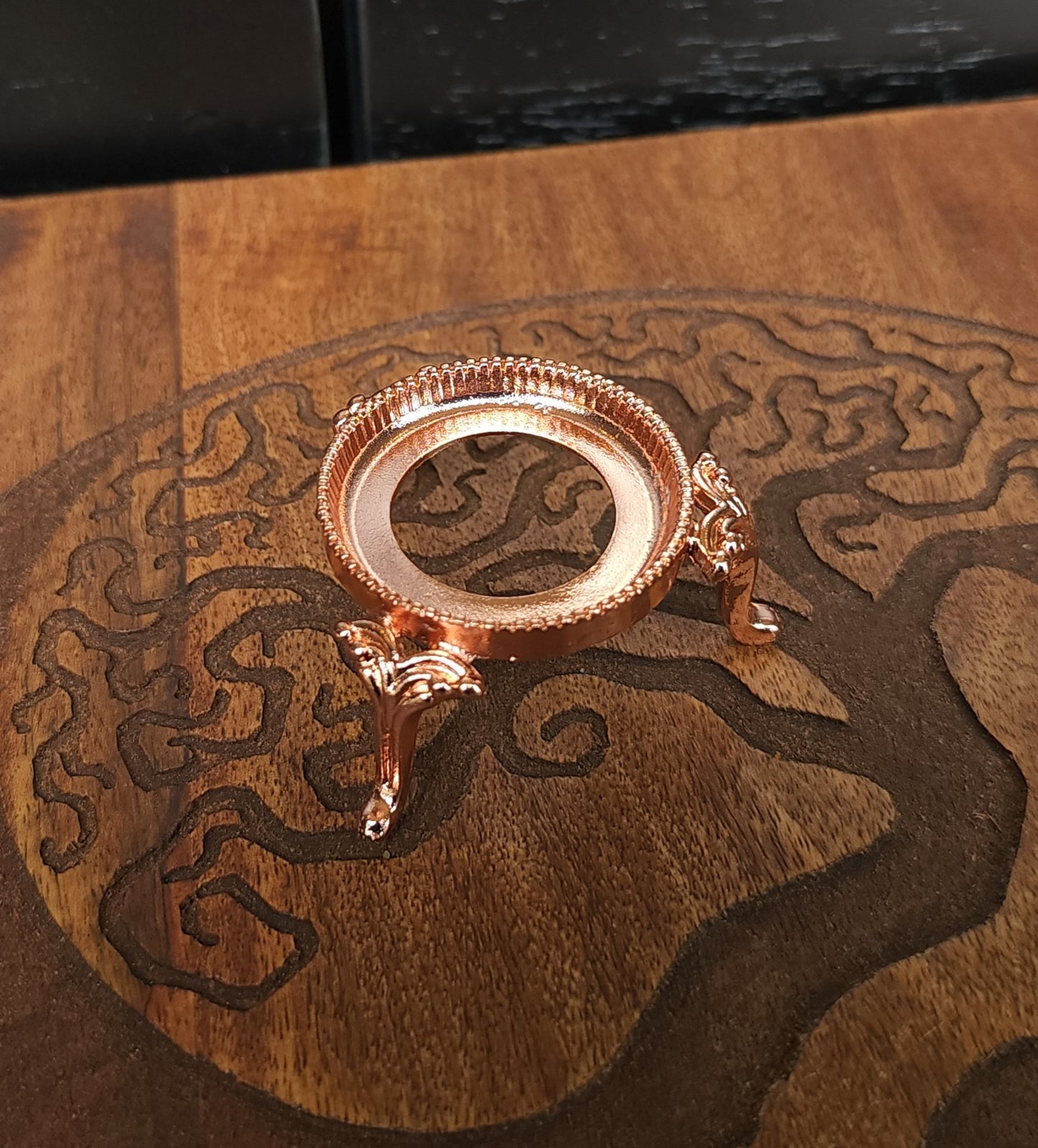 Rose Gold Sphere Stand