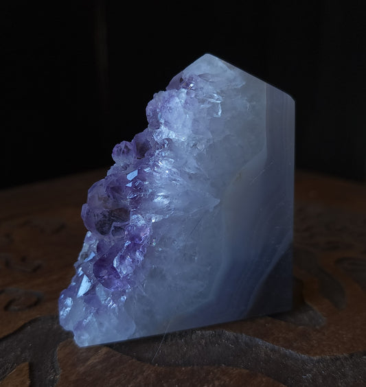Amethyst Druzy Agate Point
