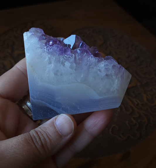 Amethyst Druzy Agate Point