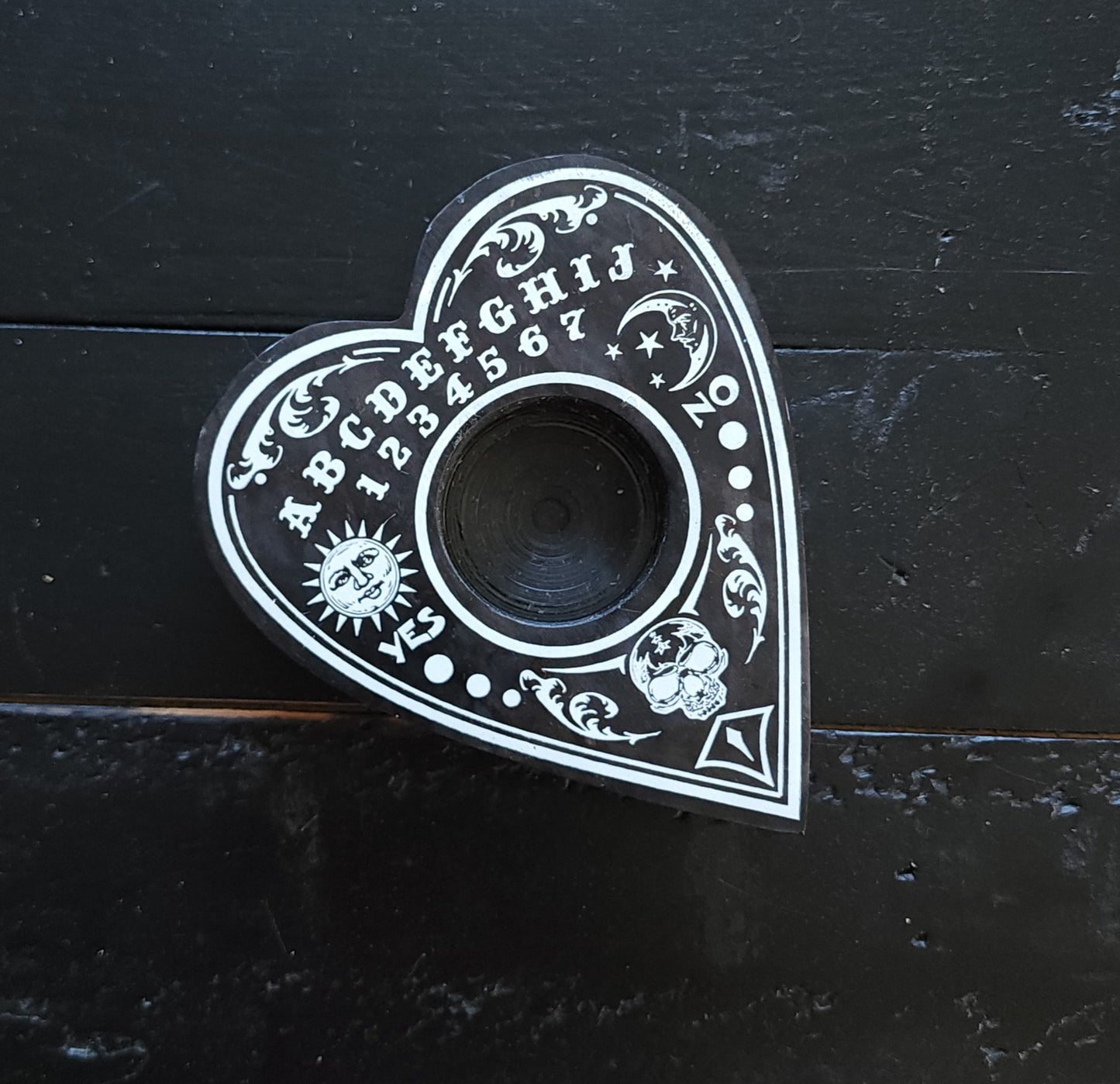 Soapstone Spirit Board Planchette Votive Holder