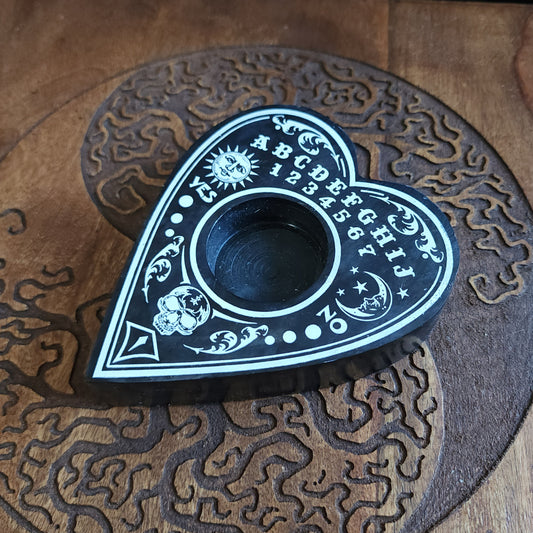 Soapstone Spirit Board Planchette Votive Holder