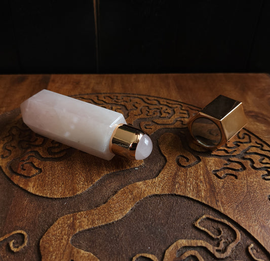 Rose Quartz Perfume Oil Roller Bottle