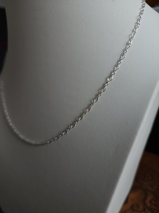 Sterling Silver 3mm Figaro Chain