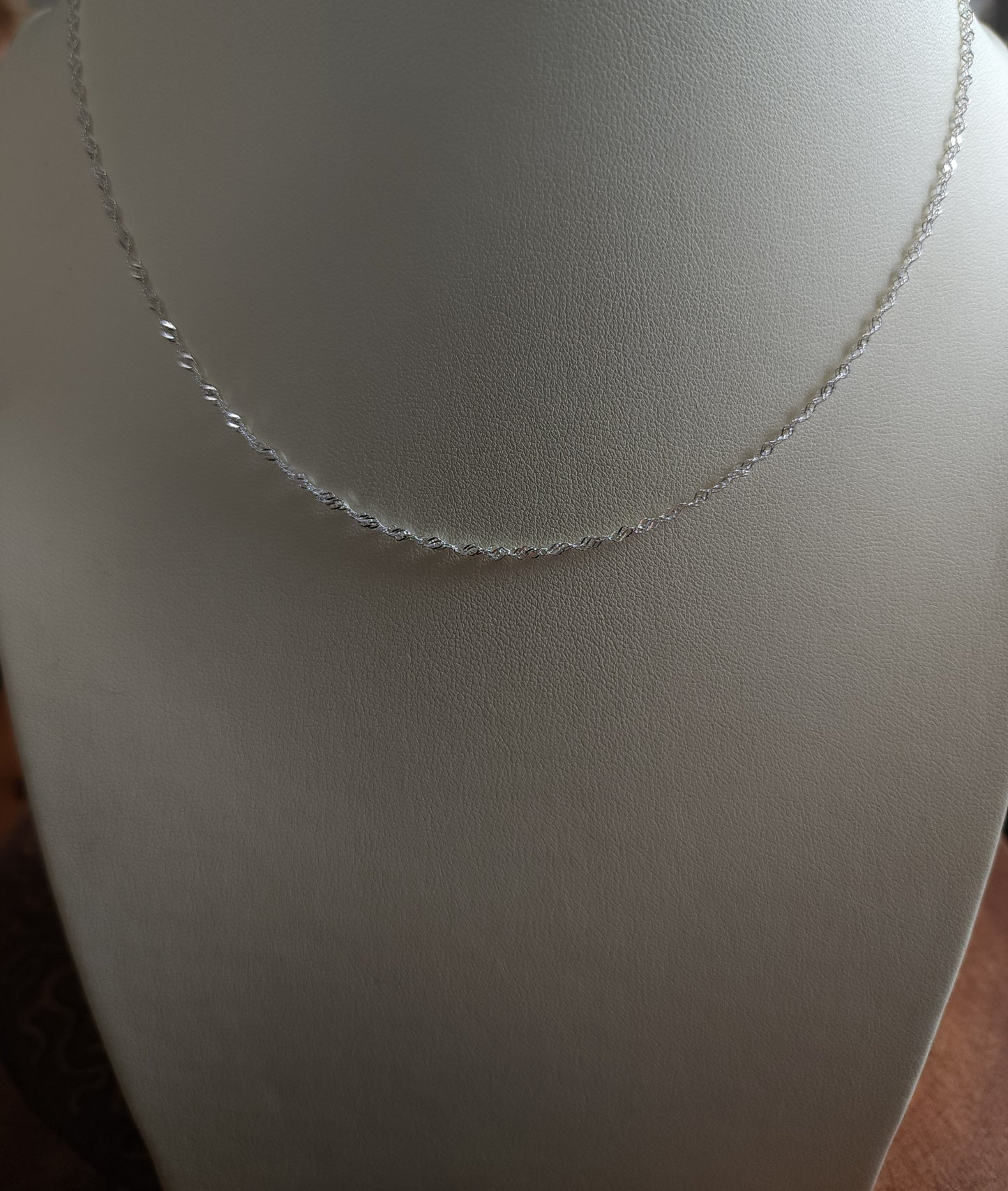 Sterling Silver 1.7mm Singapore Chain