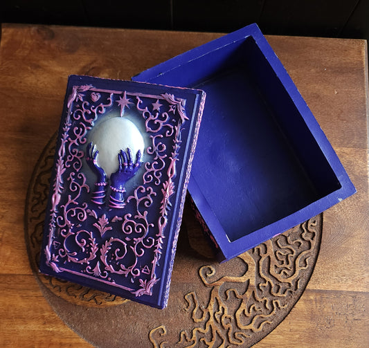 Fortune Teller Trinket Box - Purple