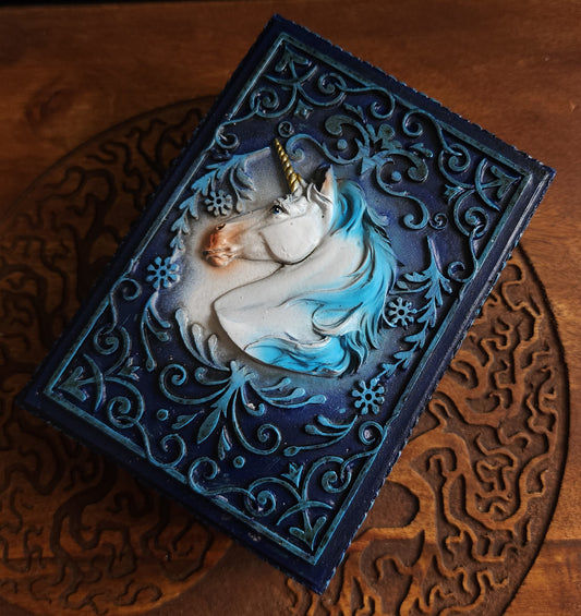 Unicorn Trinket Box - Blue