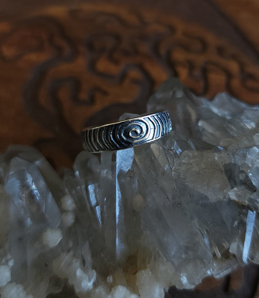 Sterling Silver Spiral Toe Ring