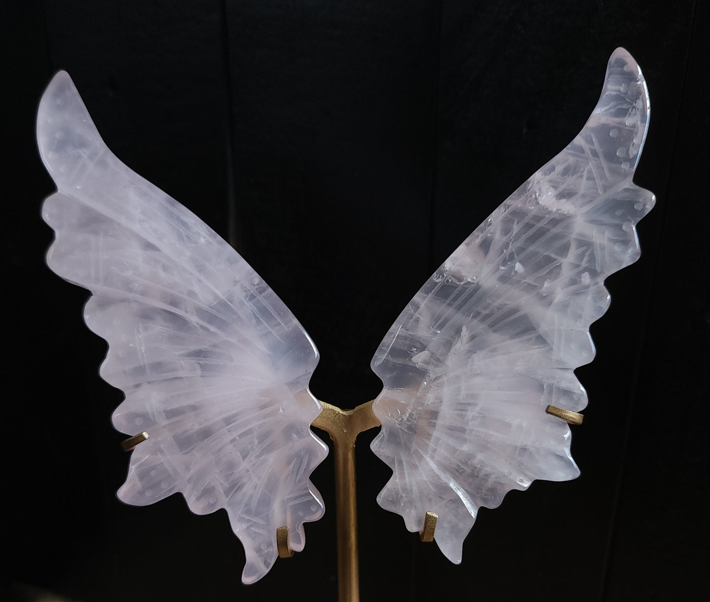 Rose Quartz Fairy Wings