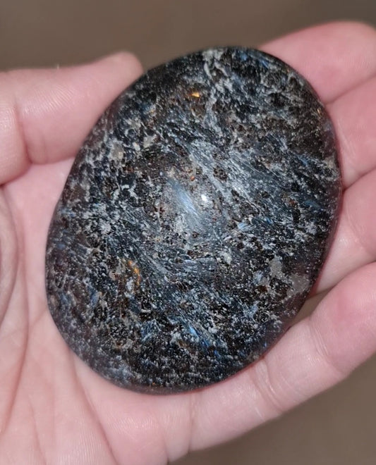 Arfvedsonite Palm Stone